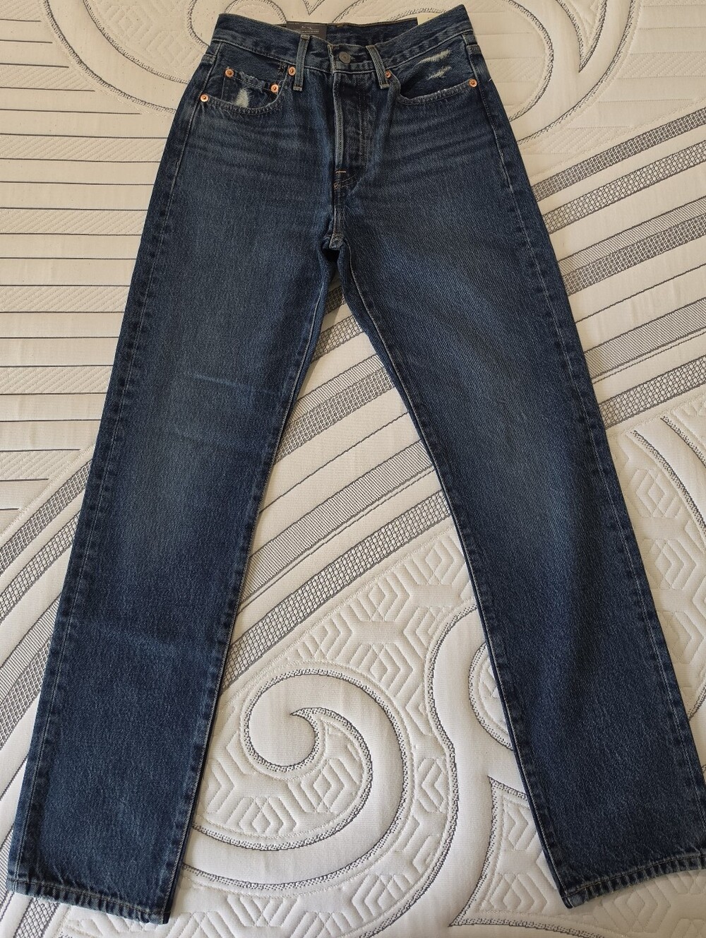Levi's Premium Dark Blue Straight Leg Jeans